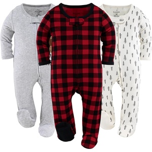 The Peanutshell Unisex Baby Sleepers Set – Newborns & Infants 0-9 Months – Newborn Baby Boy & Girl Sleepers – Buffalo Moose