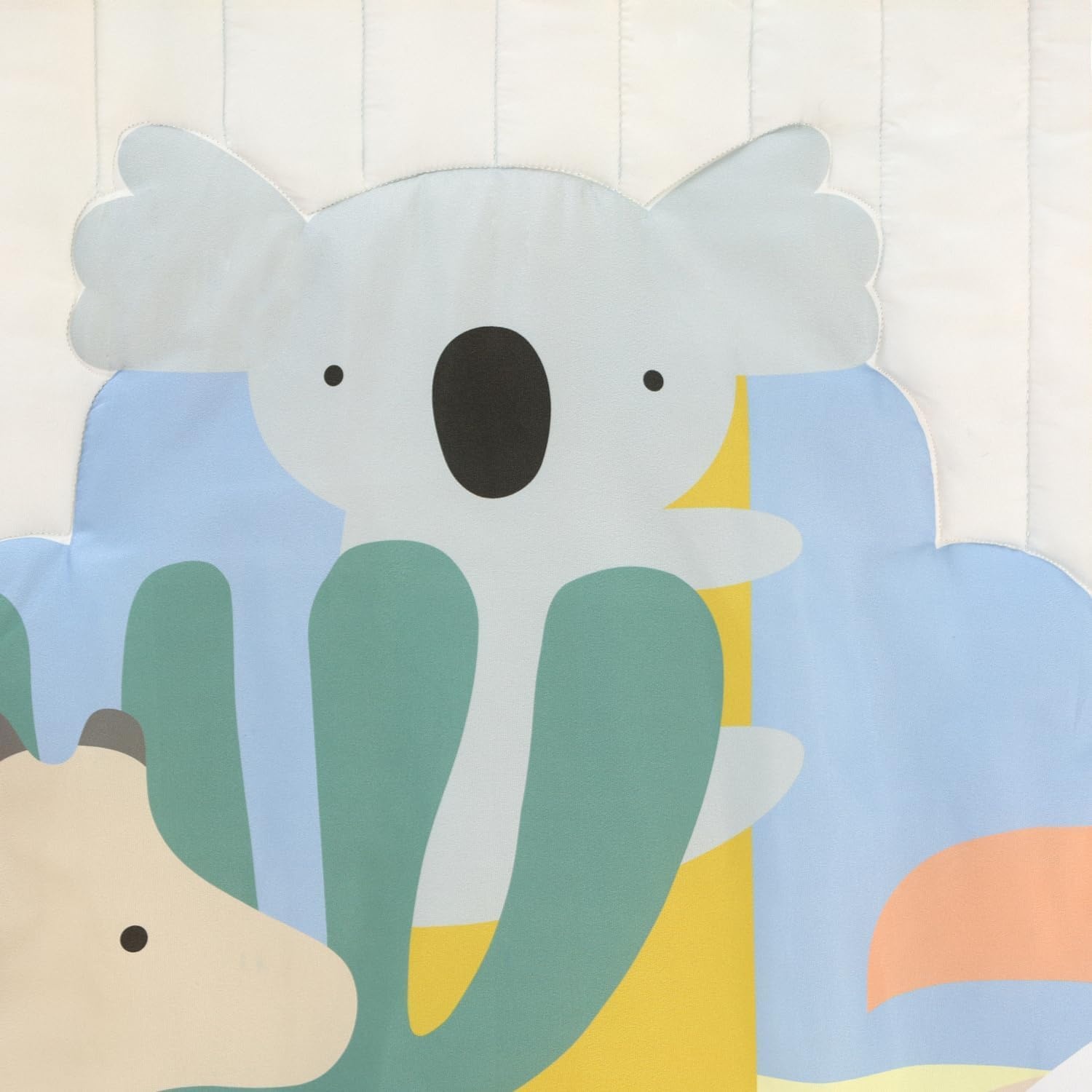 image:imageThe Peanutshell 3 Piece Safari Puzzle Baby Crib Bedding Set Boy Baby Boy Nursery Decor Crib Comforter Set Accessories Boy Modern Neutral Jungle