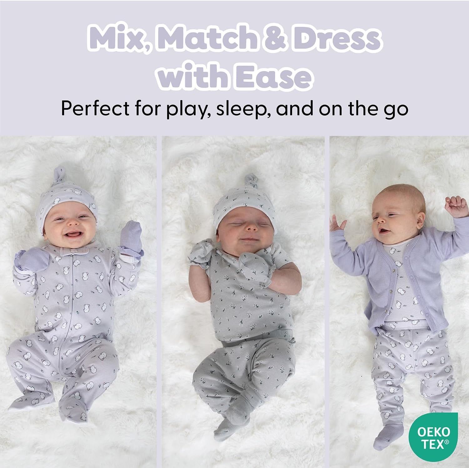 image:imageThe Peanutshell 23pc Newborn Baby Clothes Girl Boy 03 Months Baby OutfitsCotton Tail