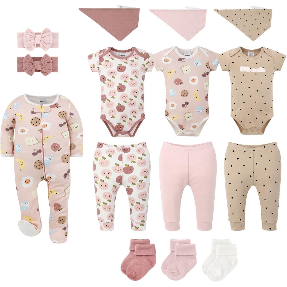 image:imageThe Peanutshell 15pc Baby Clothes Set  Newborn 36 69  Mini Morsels