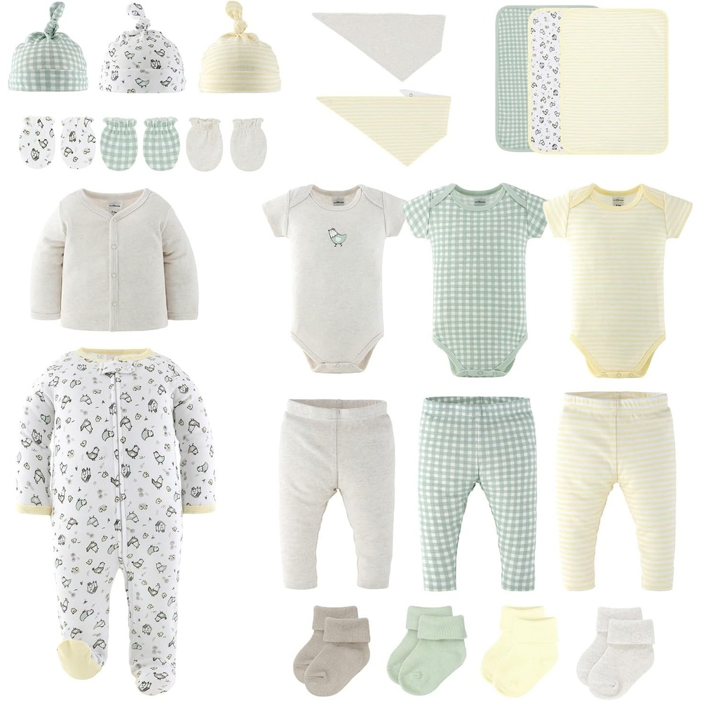 image:imageThe Peanutshell 23pc Newborn Baby Clothes Girl Boy 03 Months Baby OutfitsCottage Pasture