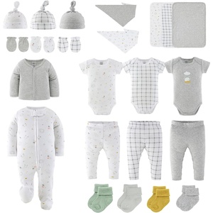 23pc Newborn Boy Clothes, 0-3 Months Baby Clothes Boy Outfits, Hello World
