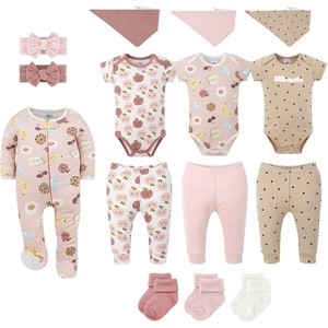 The Peanutshell 15pc Baby Clothes Set – Newborn, 3-6, 6-9 – Mini Morsels